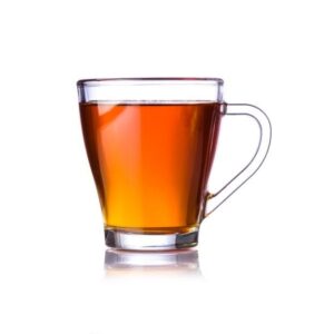 Klare Tasse mit trinkForm® Light Konzentrat von Schwarztee mit Zitronengeschmack, ein klassischer und belebender Genuss