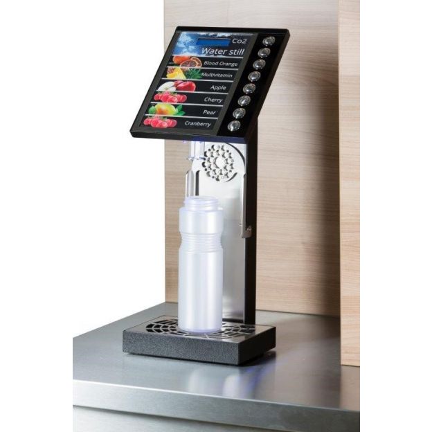 Modell CT 4 L CO2 SPLIT Getränkeautomat trinkForm® Modell CT 4 L CO2 SPLIT Counter Top Getränkeautomat mit Aufspritzfunktion und anpassbarer Ausgabehöhe