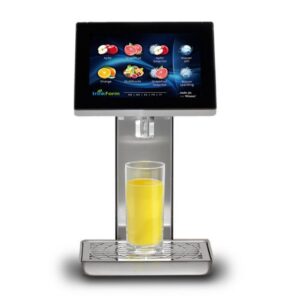 trinkForm® Juici CT 4 CO2 Getränkeautomat zur Zubereitung von kohlensäurehaltigen und stillen Getränken aus Konzentraten mit modernem Design und flexibler Ausgabehöhe
