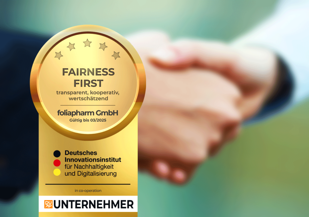 Auszeichnung Fairness First - Wasserspender von trinkForm®